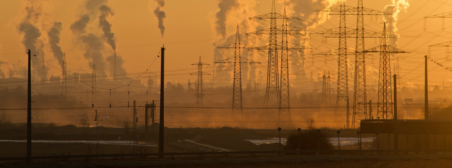 Smoke from power plants