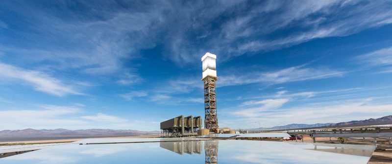 Solar thermal plant